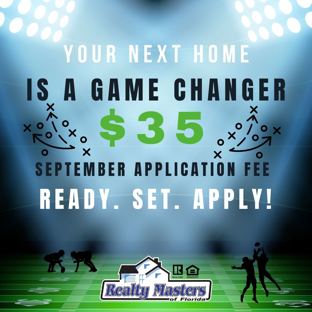 September Application fee special